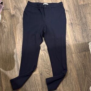 FREE in bundle Classic Navy Stretch Ankle Pants M